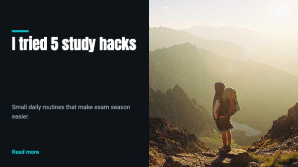 I tried 5 study hacks Thumbnail
