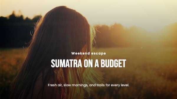 Sumatra on a budget Thumbnail