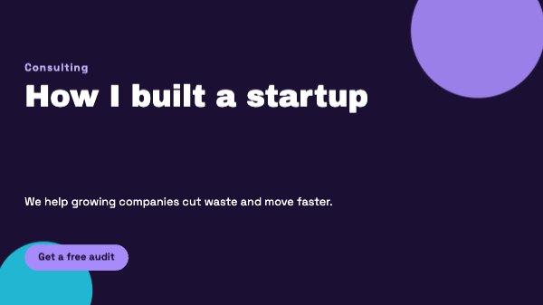 How I built a startup Thumbnail