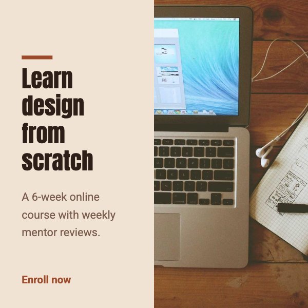 Learn design from scratch Animated Post