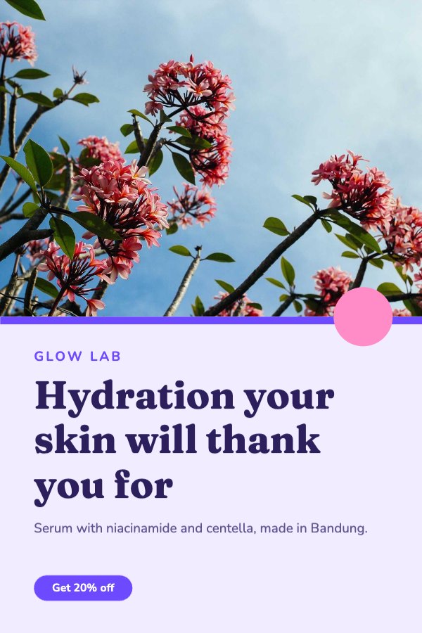 Hydration your skin will thank you for Pinterest Pin