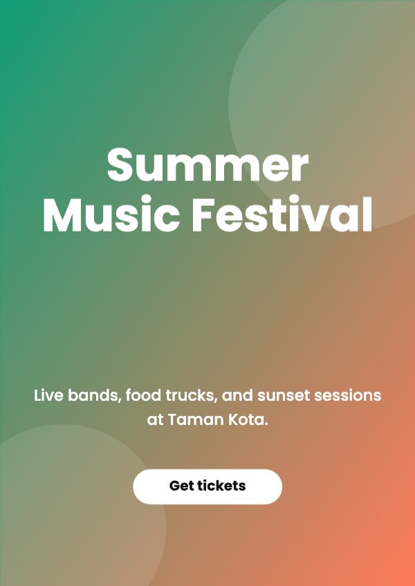 Summer Music Festival Poster