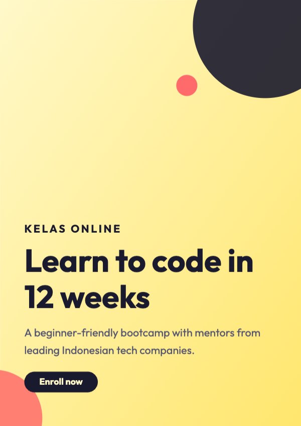 Learn to code in 12 weeks Flyer (A4)