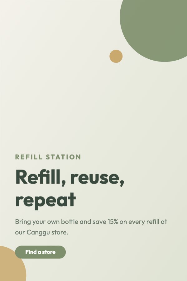 Refill, reuse, repeat Pinterest Pin