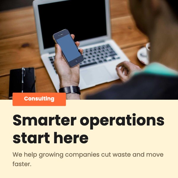 Smarter operations start here LinkedIn Post