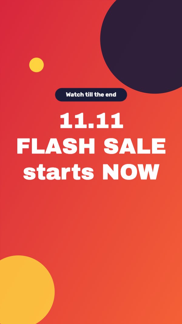 11.11 Flash Sale starts now TikTok Video
