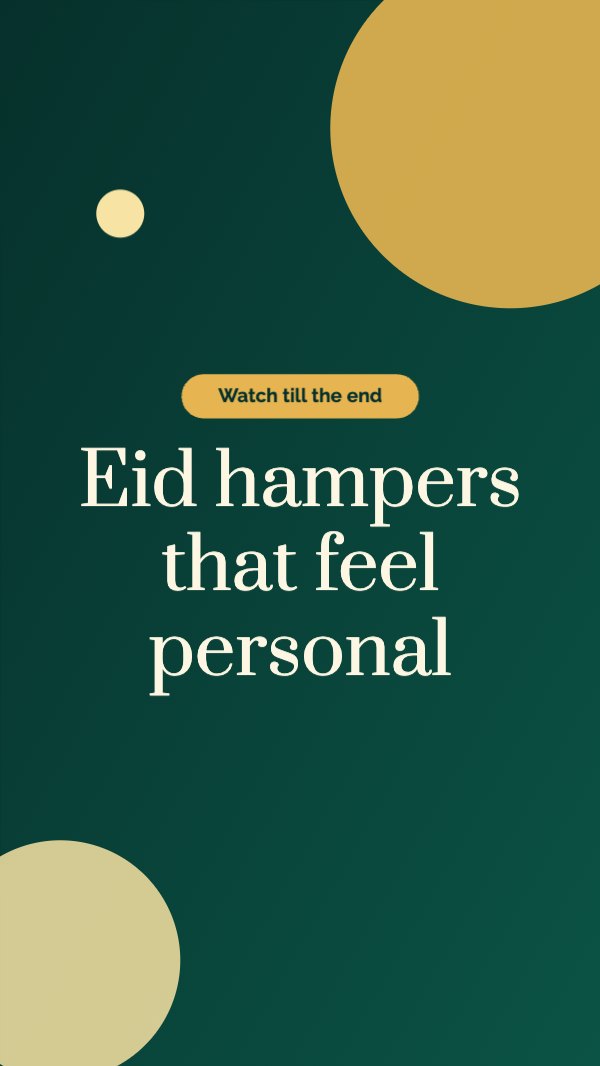 Eid hampers that feel personal Instagram Reel
