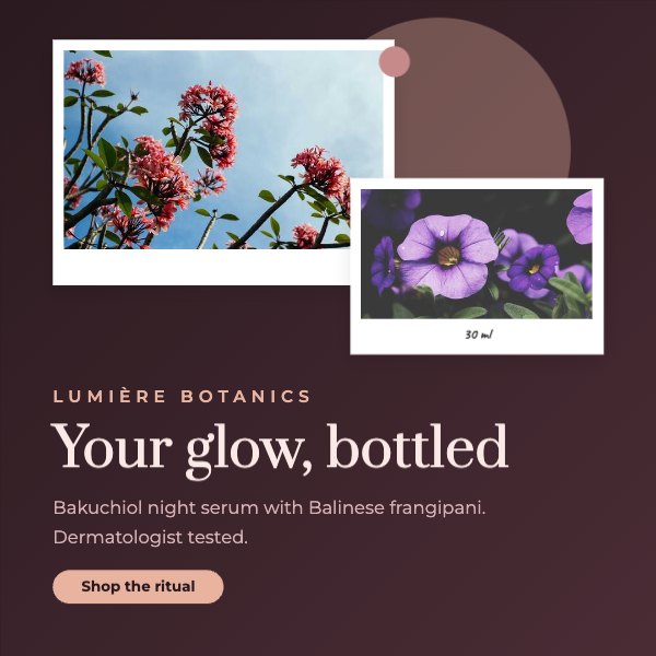 Your glow, bottled Instagram Post