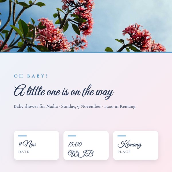 A little one is on the way Instagram Post