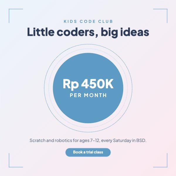 Little coders, big ideas Instagram Post