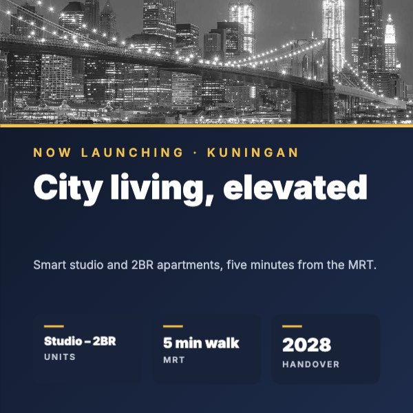 City living, elevated Instagram Post