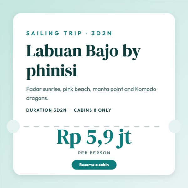 Labuan Bajo by phinisi Instagram Post