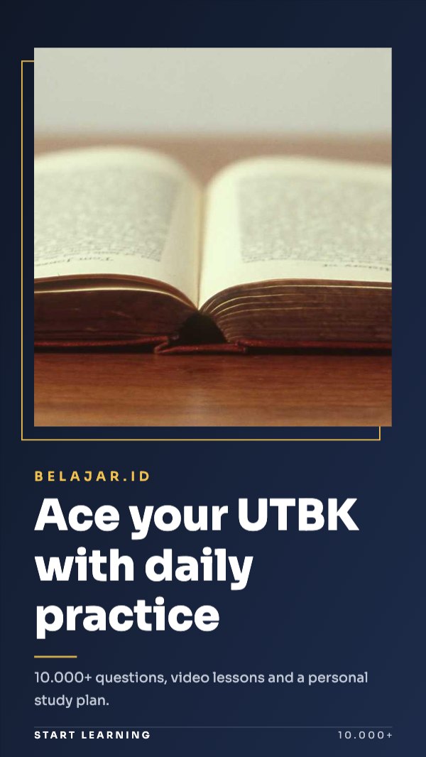 Ace your UTBK with daily practice Instagram Story