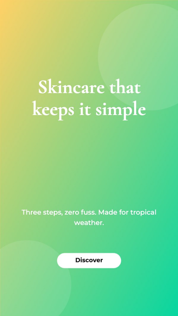 Skincare that keeps it simple Story
