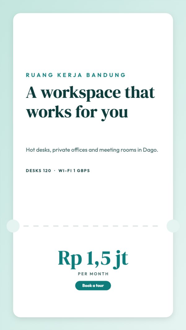 A workspace that works for you Instagram Story