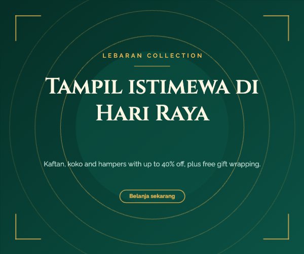 Tampil istimewa di Hari Raya Facebook Post