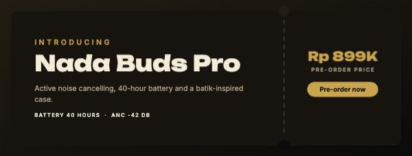 Nada Buds Pro Facebook Cover