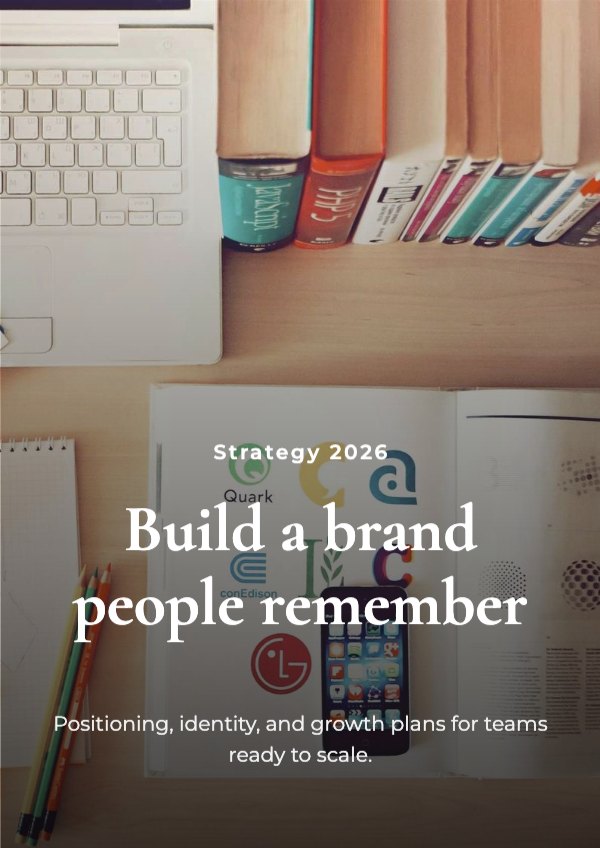 Build a brand people remember Flyer