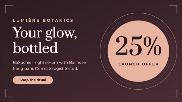 Your glow, bottled YouTube Thumbnail