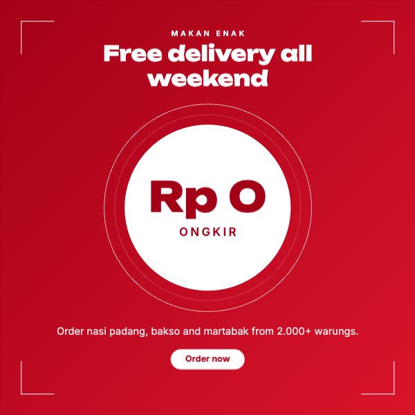 Free delivery all weekend LinkedIn Post