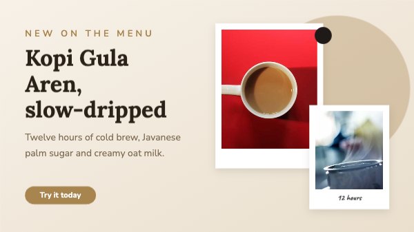 Kopi Gula Aren, slow-dripped X Post