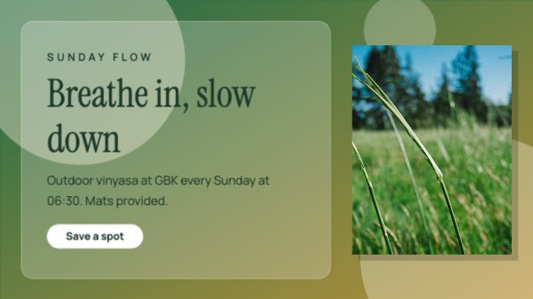 Breathe in, slow down X Post