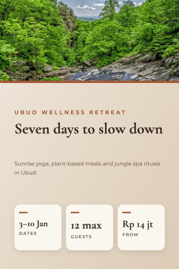 Seven days to slow down Pinterest Pin