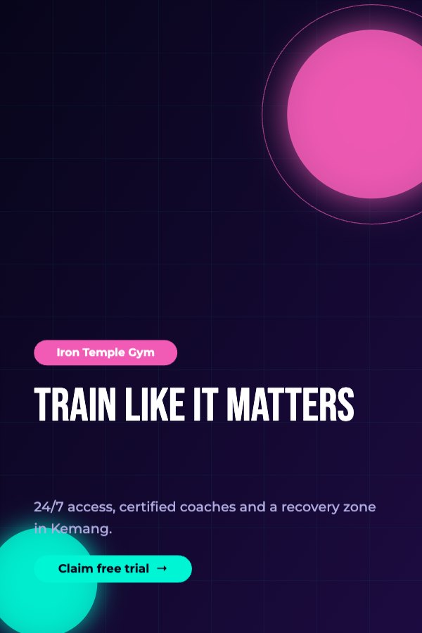 Train like it matters Pinterest Pin