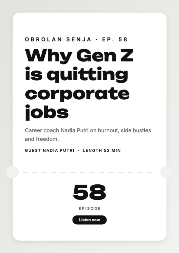 Why Gen Z is quitting corporate jobs Poster