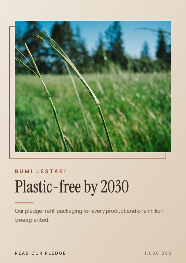 Plastic-free by 2030 Poster