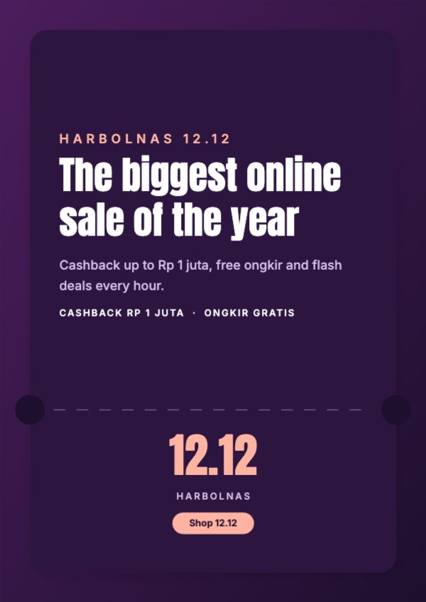 The biggest online sale of the year Poster