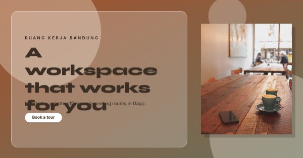 A workspace that works for you Facebook Ad