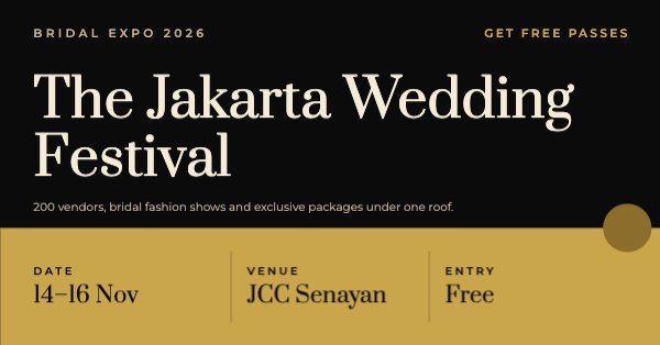 The Jakarta Wedding Festival Facebook Ad
