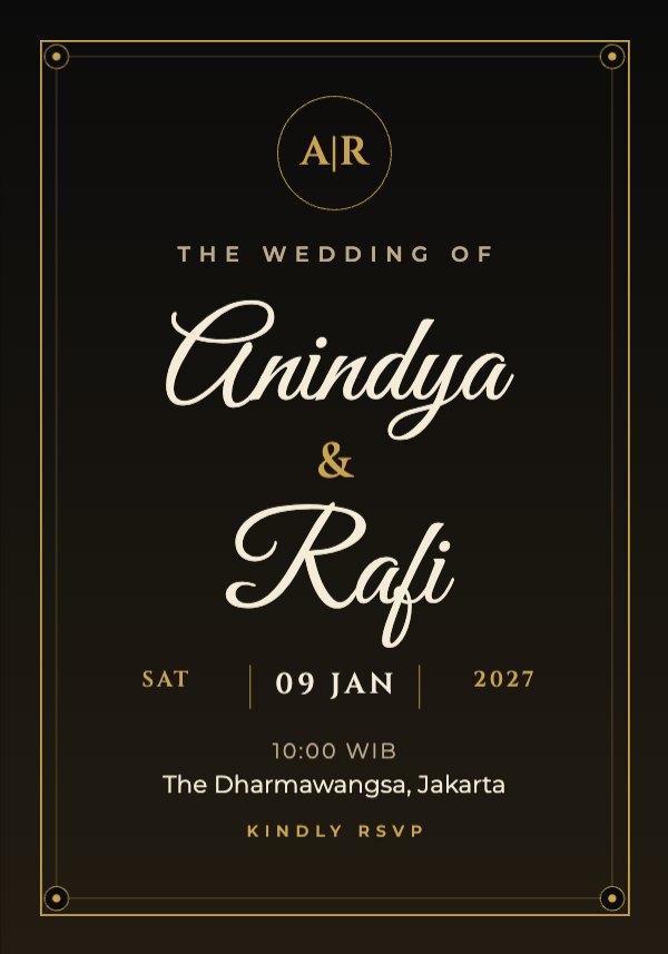 Anindya & Rafi Wedding Invitation