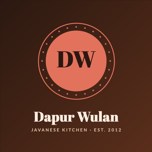 Dapur Wulan Monogram Logo