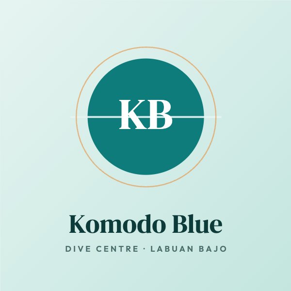 Komodo Blue Monogram Logo