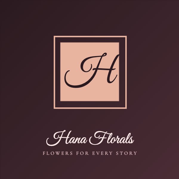 Hana Florals Monogram Logo