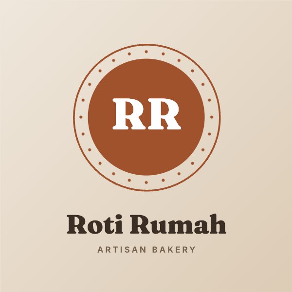 Roti Rumah Monogram Logo