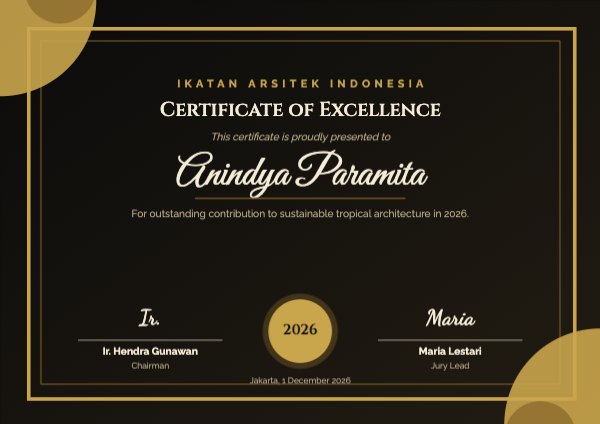 Excellence Ikatan Certificate