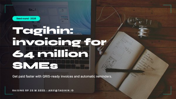 Tagihin pitch deck Premium Presentation (16:9)