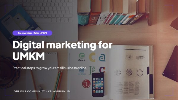 Digital marketing for UMKM Premium Presentation (16:9)