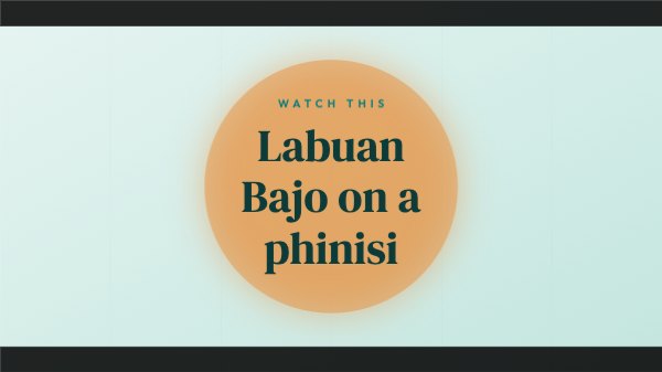 Labuan Bajo on a phinisi Video