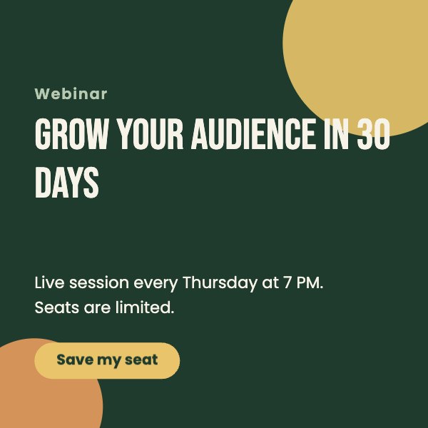 Webinar Bold Post