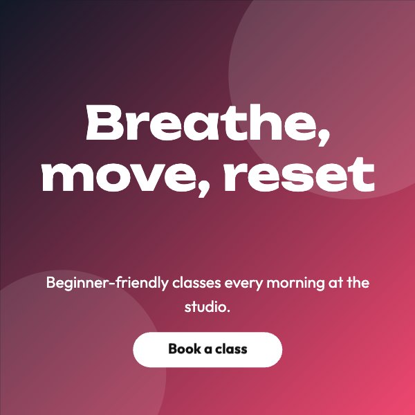 Yoga Class Gradient Post