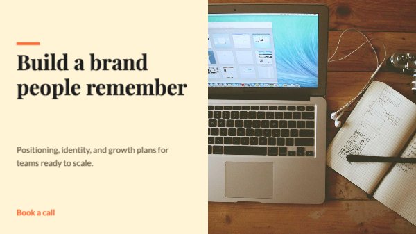 Build a brand people remember Presentation