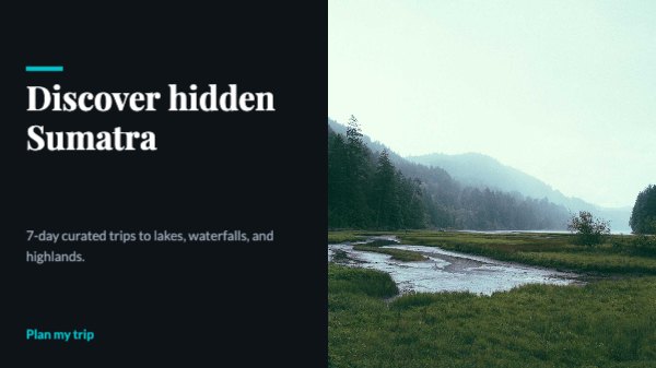 Discover hidden Sumatra Presentation