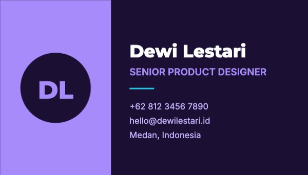 Clean Business Card