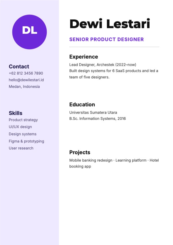 Modern Resume