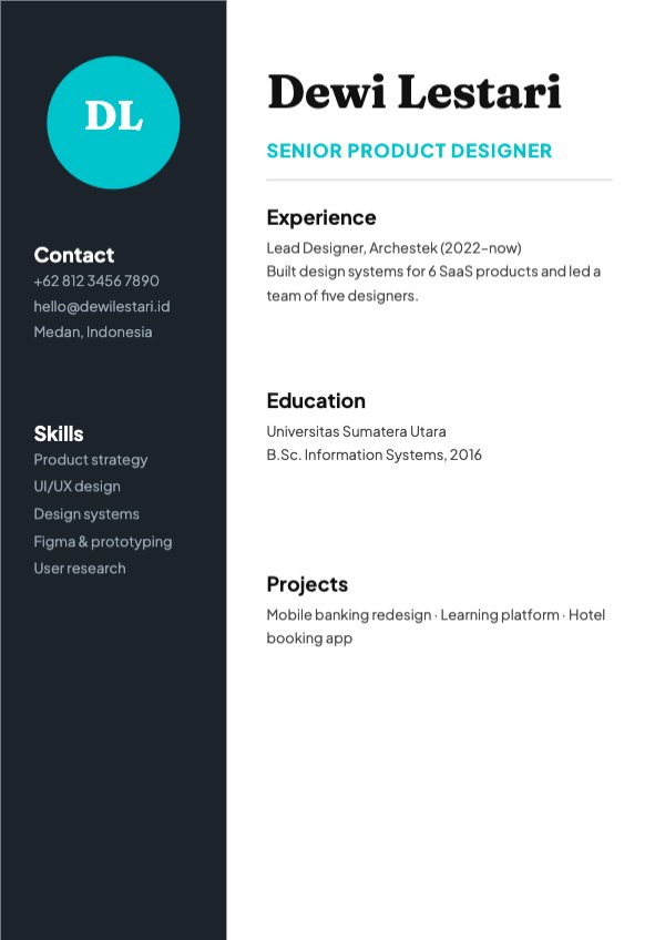 Bold Resume